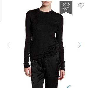 $695 JASON WU – Ribbed Pullover SweaterBLACK / XS